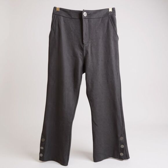 Cabi Women’s Navy Cropped Pants Size S • Button Leg Detail Work & Casual Size 8 - Picture 1 of 4